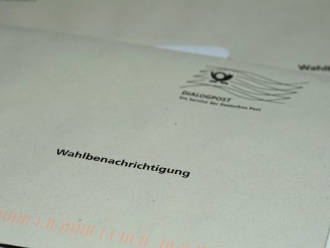 Briefumschlag amtliche Wahlbenachrichtigung